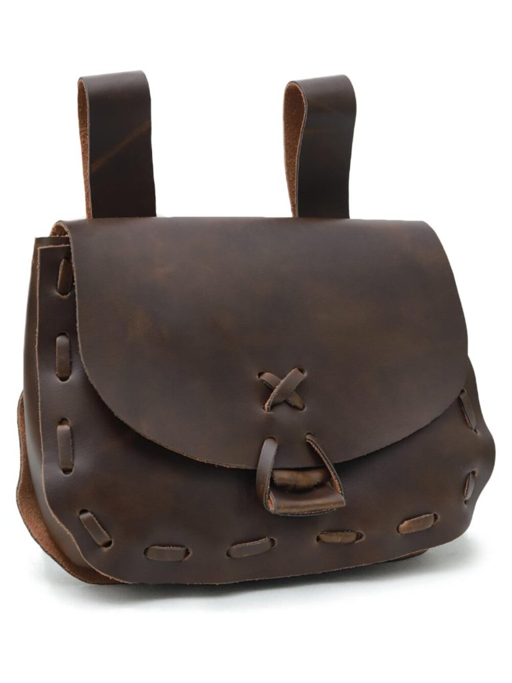 Medieval PU Leather Waist Pack Belt Pouch LARP Renaissance Costume Bag